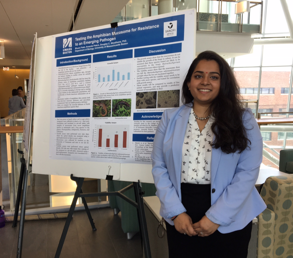 Bhumi Patel presents her Honors in Biology research